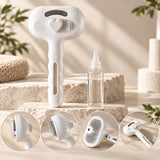 La brosse blanche de chez Animasy sous plusieurs angles